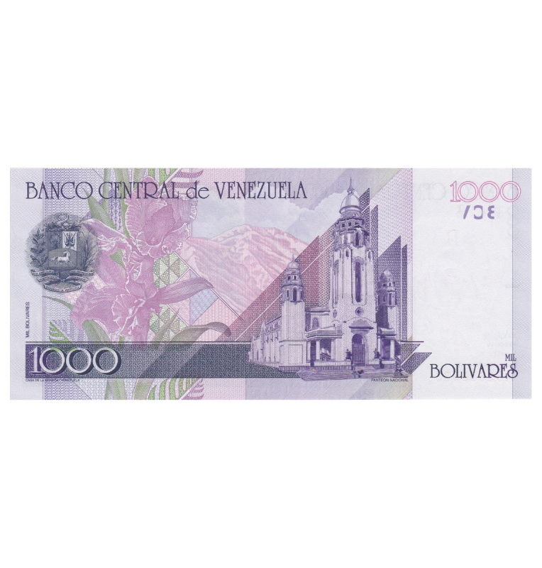 Venezuela 1.000 Bolívares 1998 Pick 79 NO UNC