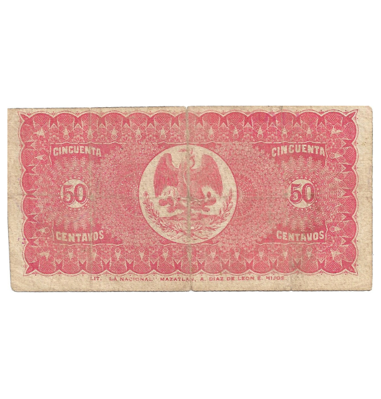 Mexico 50 Pesos 1972 Pick 49u