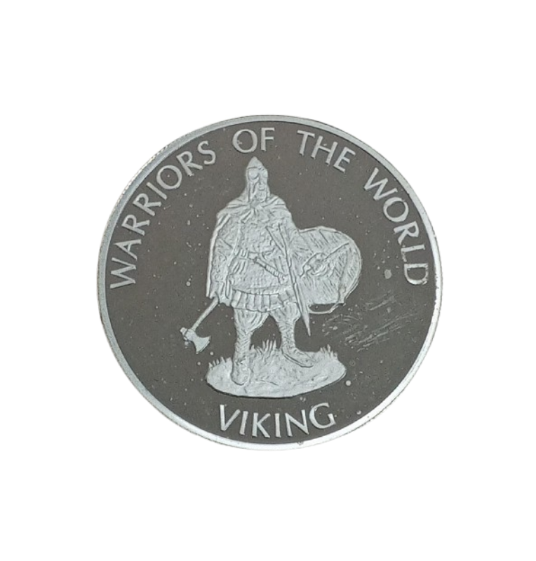 República Democrática del Congo 10 Francos, 2010 Guerreros del Mundo Vikingo