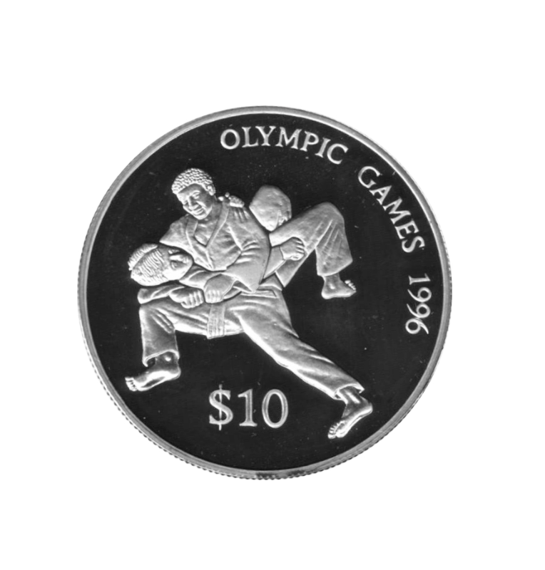 Fiyi 10 Dólares Emisión conmemorativa Juegos Olímpicos de Verano de Atlanta 1996