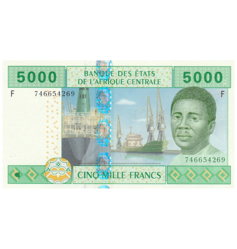 Guinea Ecuatorial 5.000 Francos 2002 Pick 509Fc