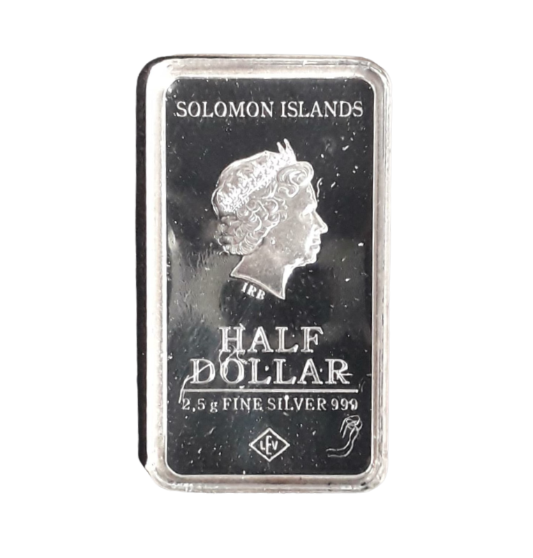 Islas Salomón ½ Dólar 2015  Monumento a la Batalla de las Naciones