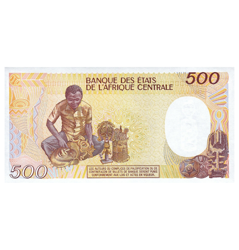 Congo 500 Francos 1990 Pick 8c