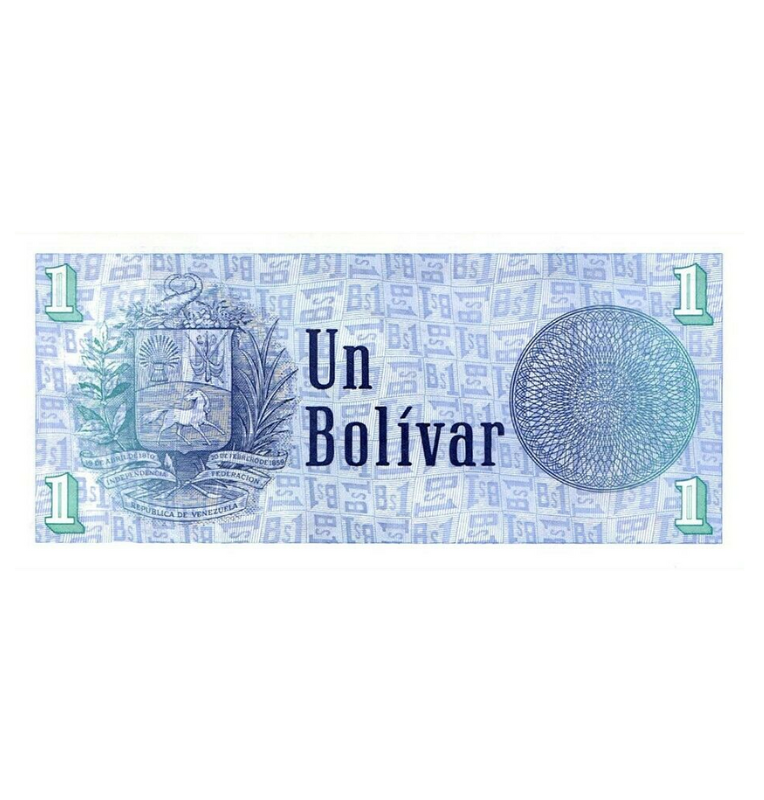 Venezuela 1 Bolívar 1989 Pick 68 NO UNC