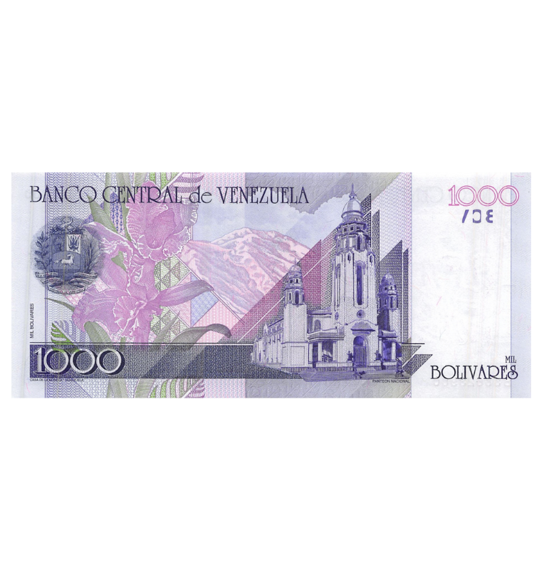 Venezuela 1.000 Bolívares 1998 Pick 79