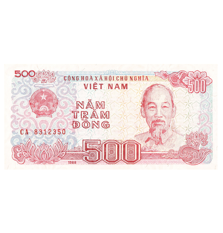 Vietnam 500 Dong 1988 Píck 101a
