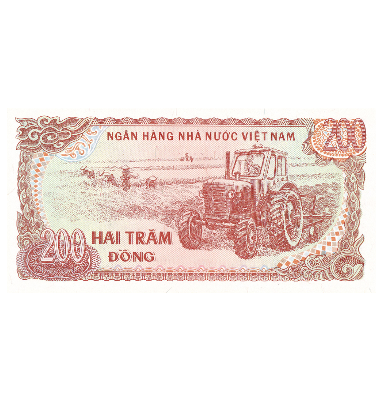 Vietnam 200 Dong 1987 Pick 100a