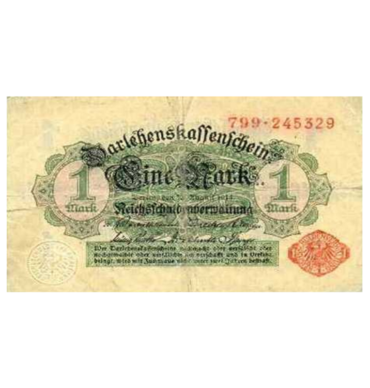 Alemania 1 Mark 1914 Pick 50 NO UNC
