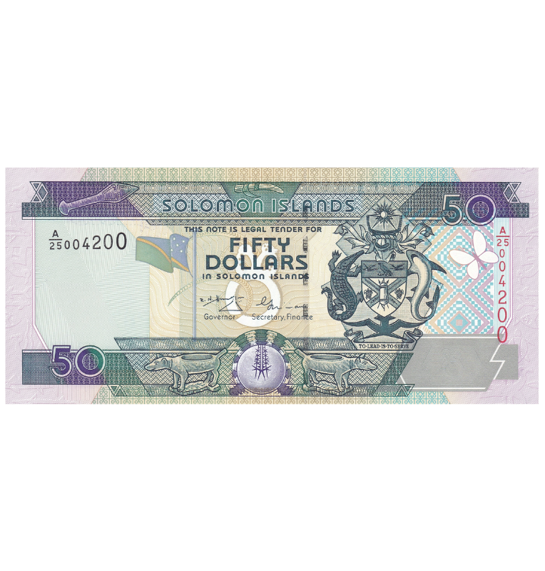 Isla Salomón 50 Dólares 2001 ND Pick 24