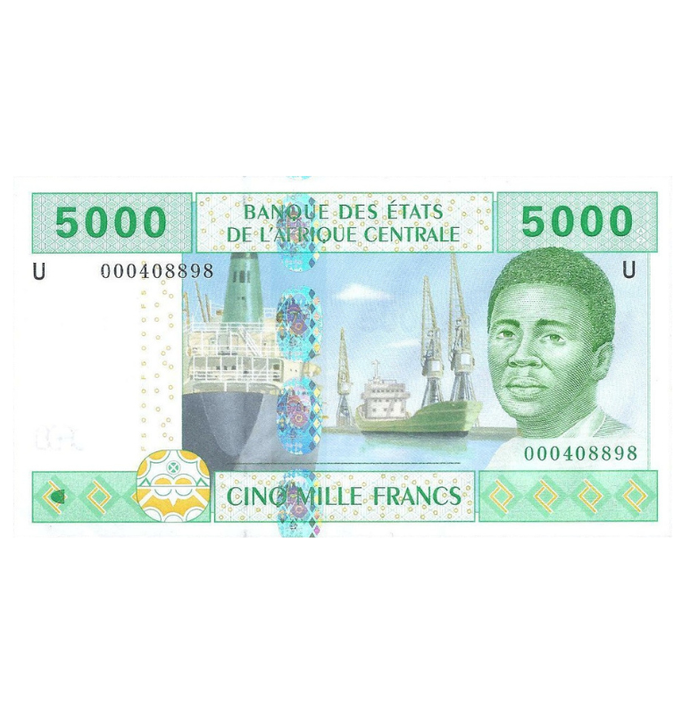 Camerún 5000 Francos 2002 Pick 209Ud