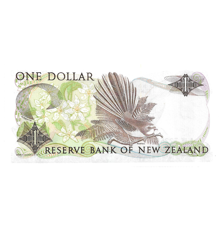 Nueva Zelanda 1 Dólar 1985- 1989 ND Pick 169b