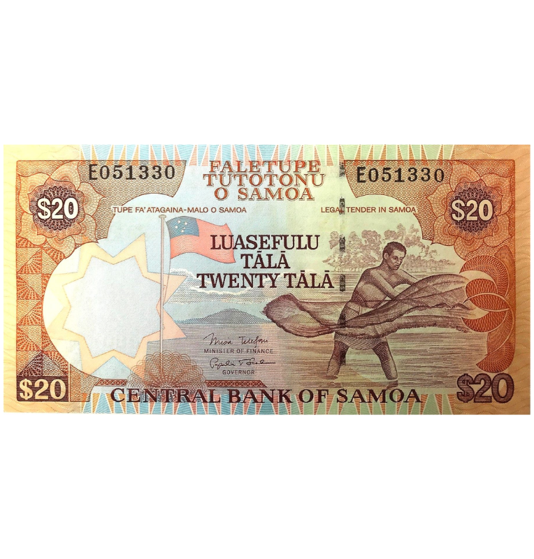 Samoa 20 Tala 2002 ND Pick 35b