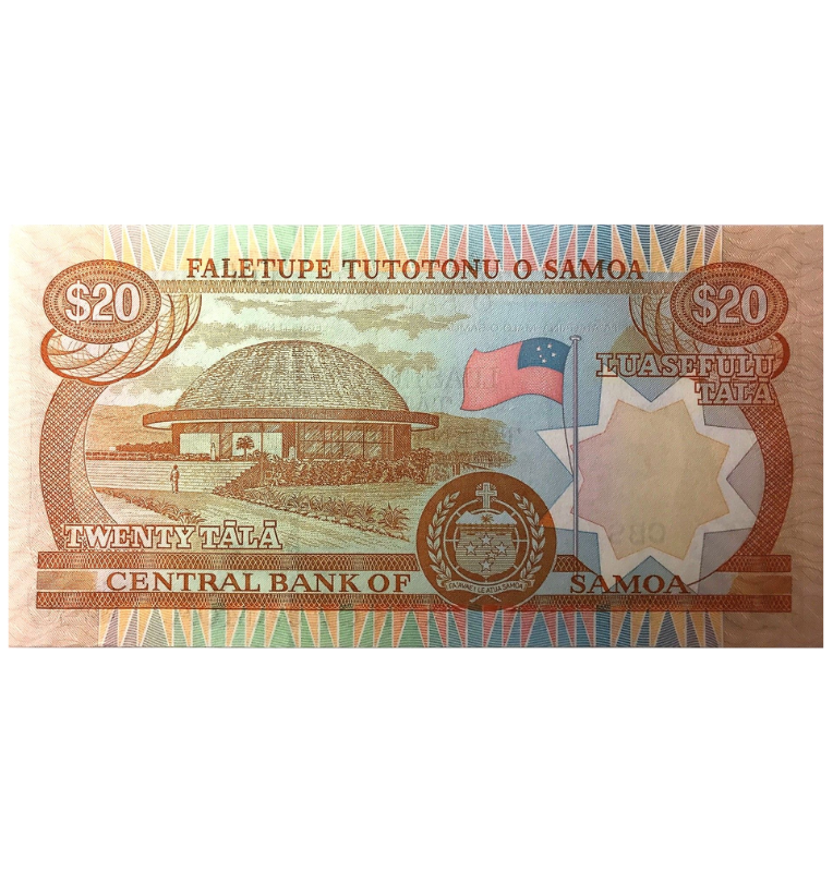 Samoa 20 Tala 2002 ND Pick 35b