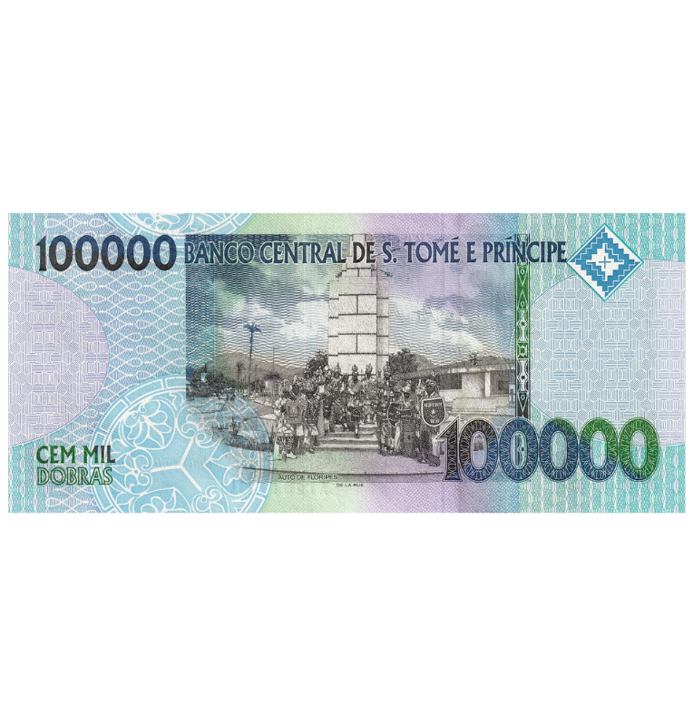 San Tome y Príncipe 100.000 Dobras 2010 Pick 69b