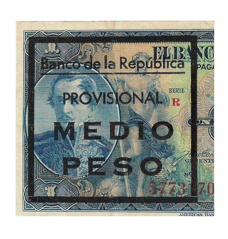 Colombia Medio Peso NO UNC