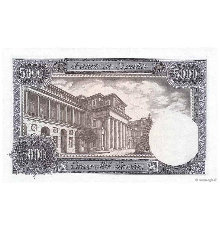España 5.000 Pesetas 1976 Pick 155