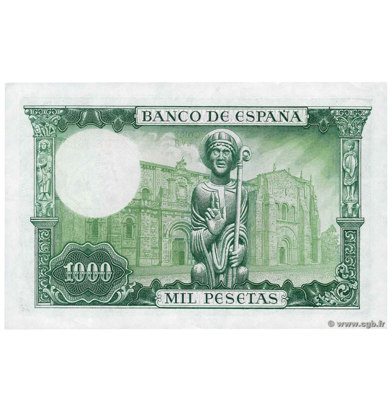 España 1.000 Pesetas 1965 Pick 151