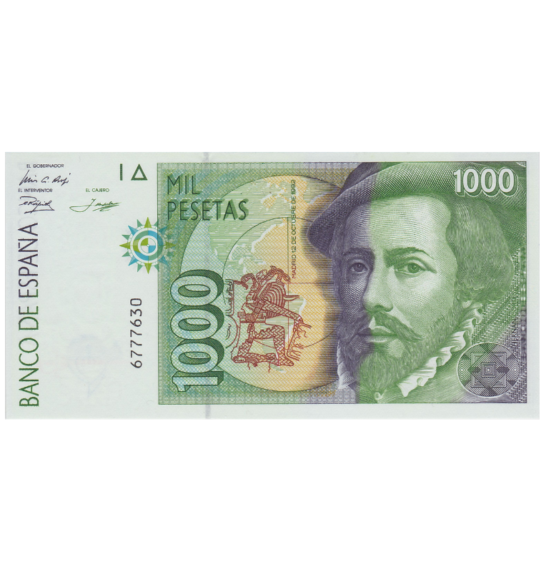 España 1.000 Pesetas 1992 Pick 163