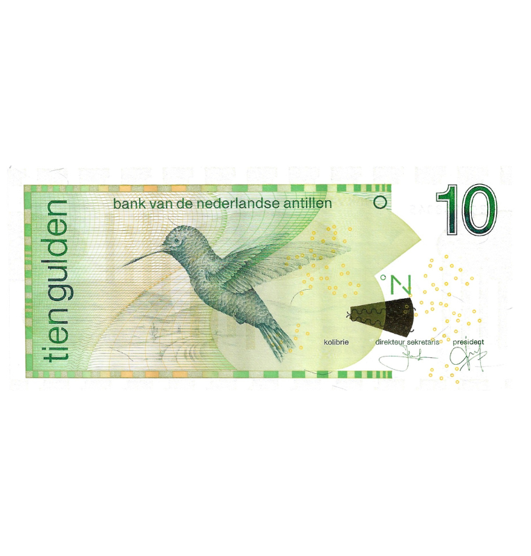 Antillas Holandesas 10 Gulden 2012 Pick 28f