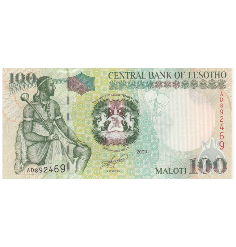 Lesoto 100 Maloti 2009 Pick 19e