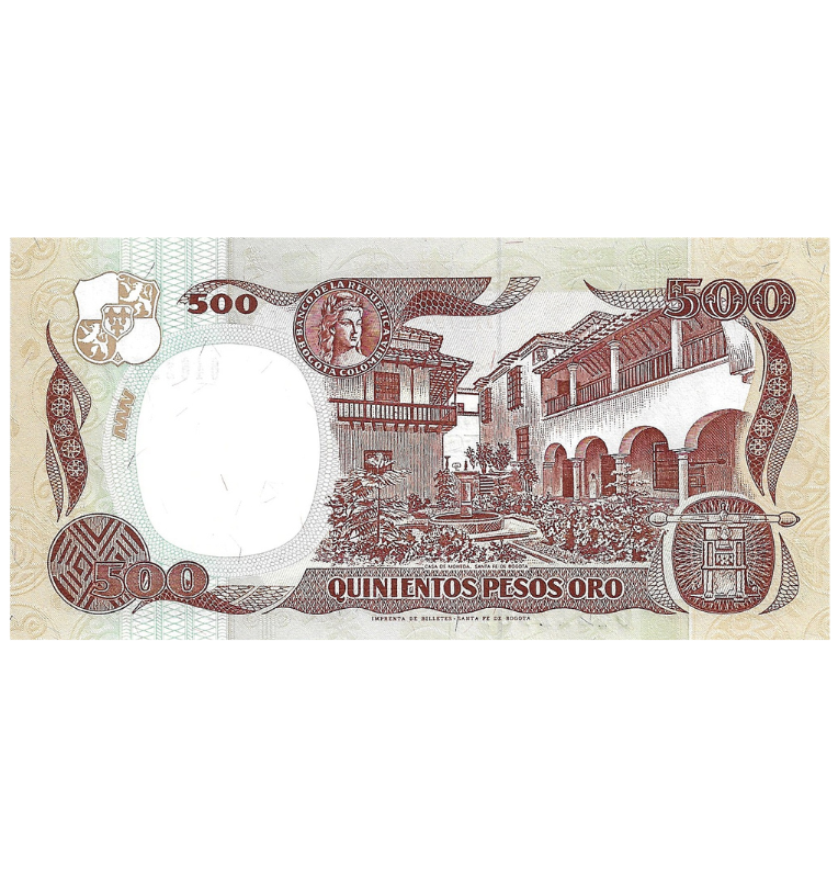 Colombia 500 Pesos Oro 1993
