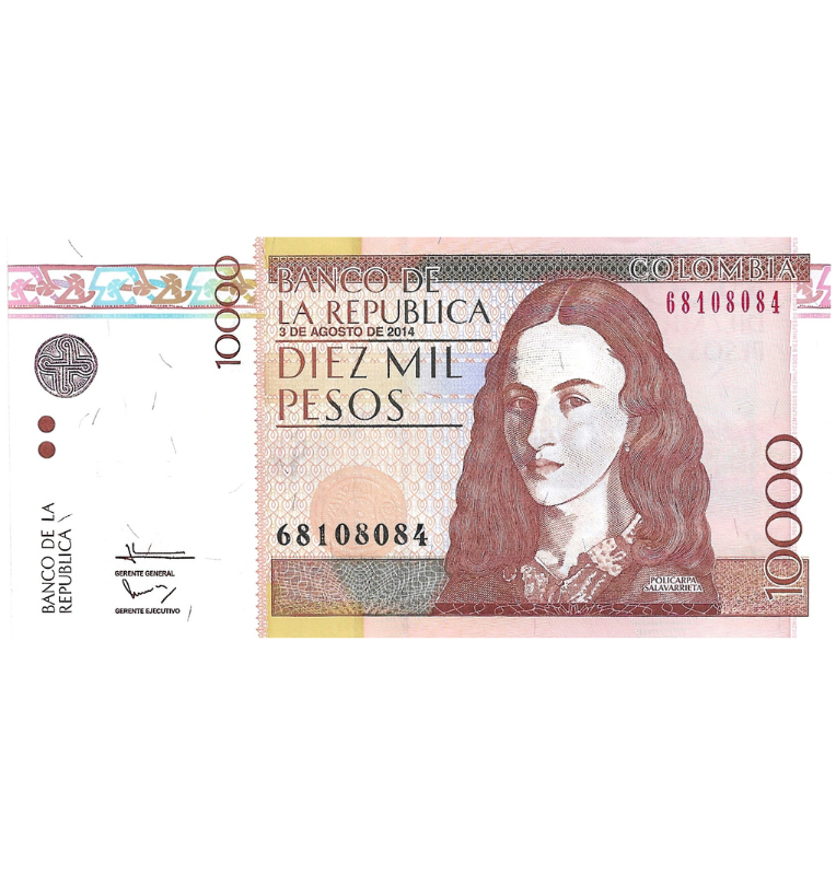 Colombia 10.000 Pesos 2014
