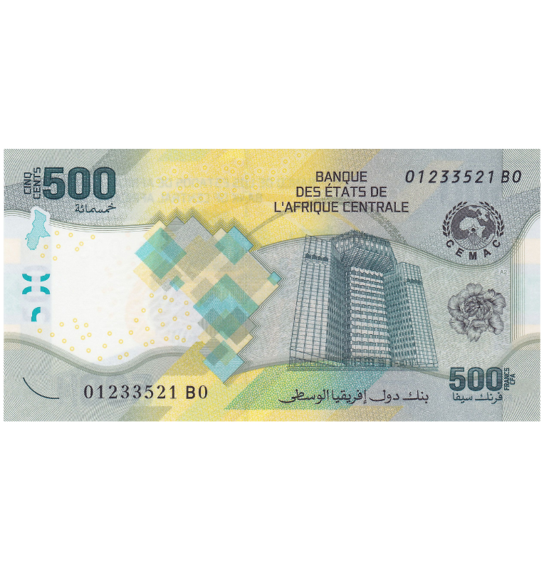 Estados del África Central 500 Francos 2020 Pick 700