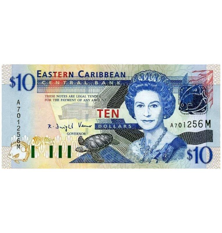 Monserrat 10 Dólares 2003 ND Pick 43m