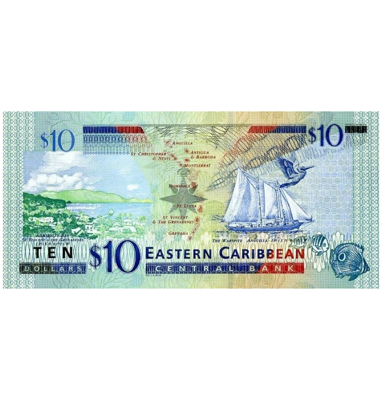 Monserrat 10 Dólares 2003 ND Pick 43m