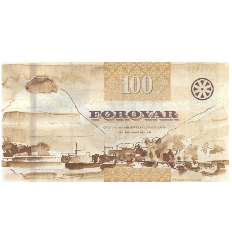 Islas Feroe 100 kroner 2011 Pick 30