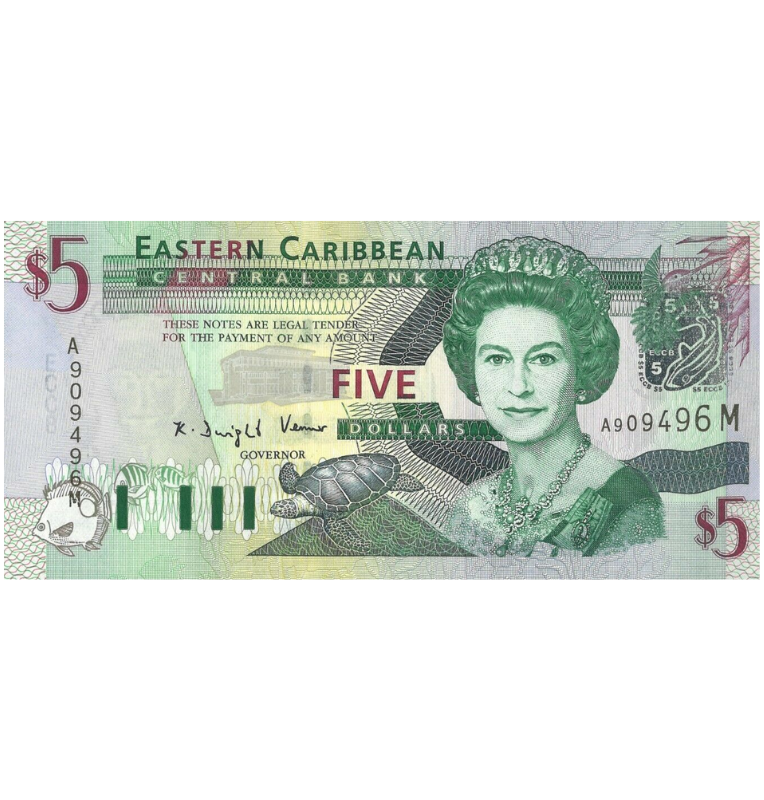 Monserrat 5 Dólares 2003 ND Pick 42m