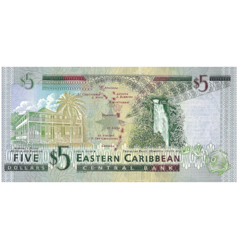 Monserrat 5 Dólares 2003 ND Pick 42m