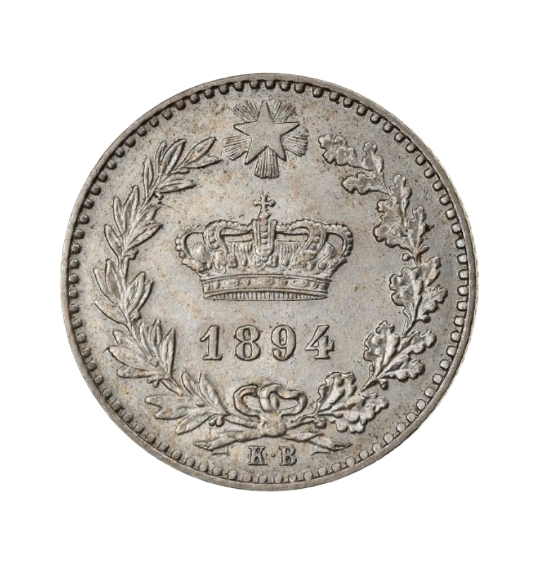 Italia 20 Centesimi 1894 KM 28.1. NO UNC