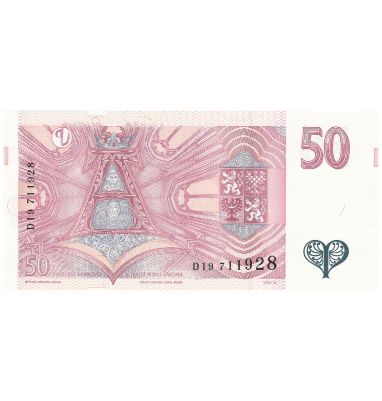 Republica Checa 50 Korun 1997 Pick 17