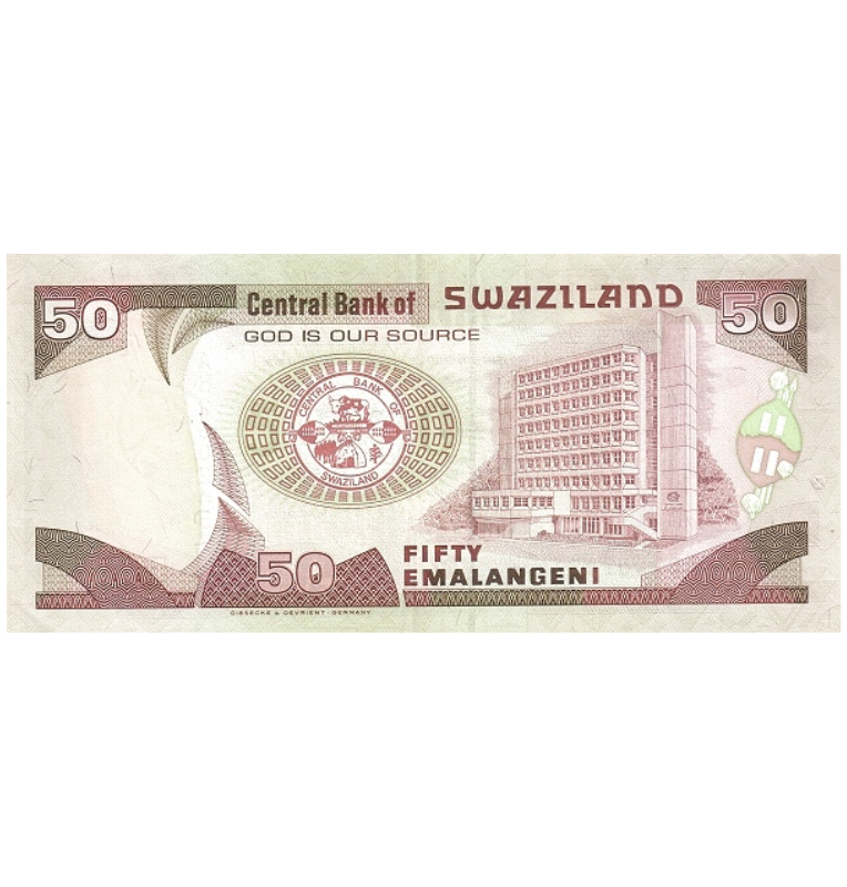 Suazilandia 50 Emalangeni 2001 Pick 31