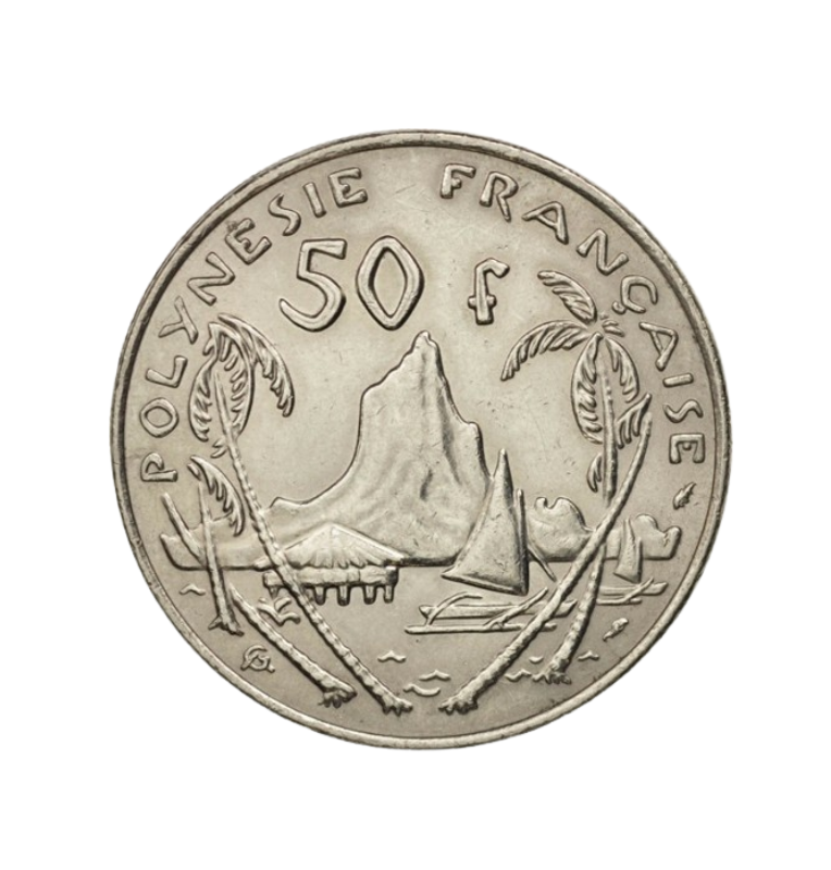 Polinesia Francesa 50 Francos 1975 KM 13. NO UNC