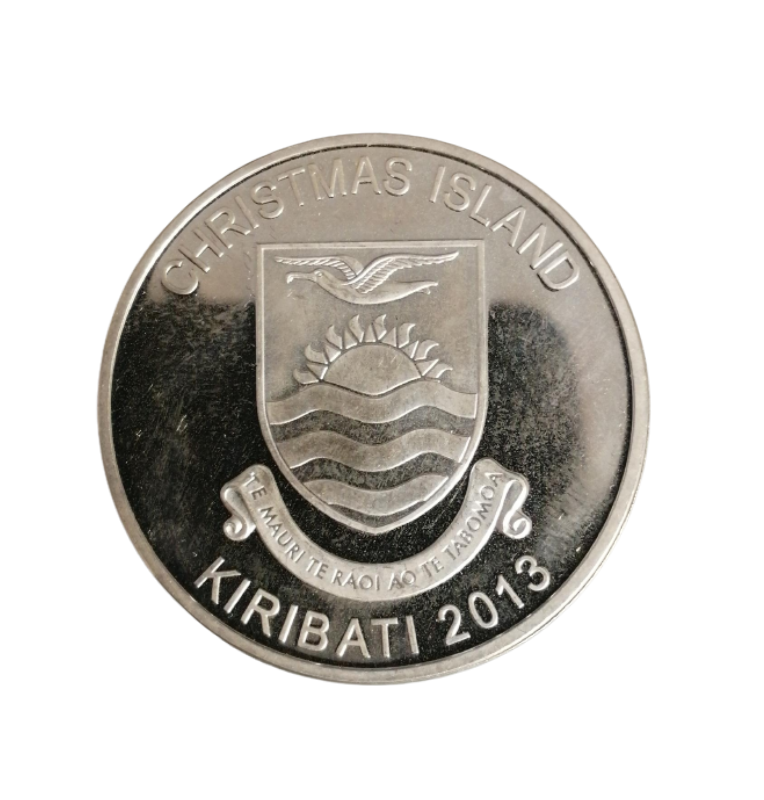 Kiribati 5 Dólares 2013 KM 74 Rudolph  NO UNC