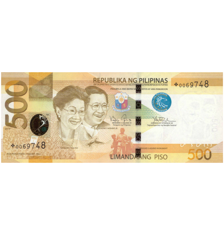 Filipinas 500 Piso 2010 Pick 210a