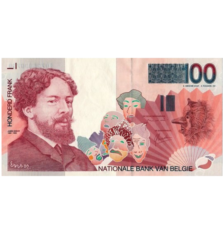 Belgica 100 Francos 1995-2001 ND Pick 174a