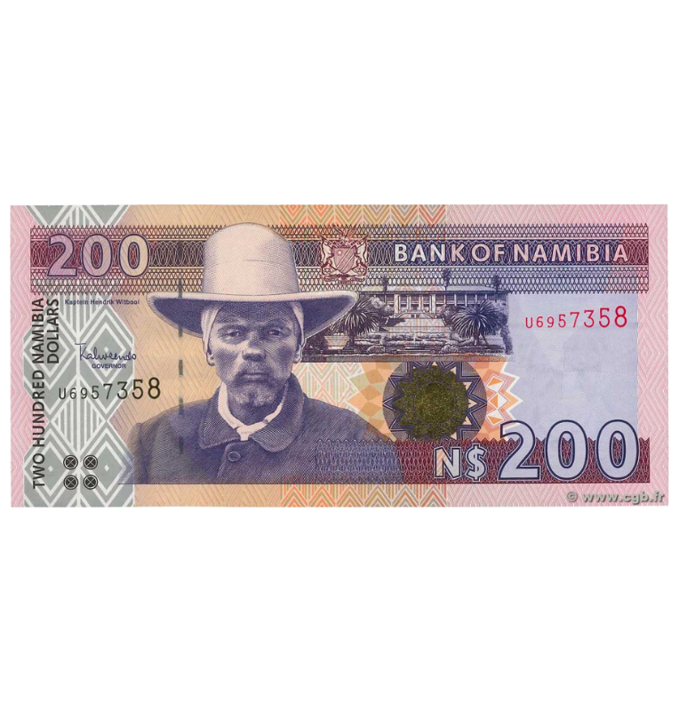 Namibia 200 Dólares 1996 ND Pick 10b
