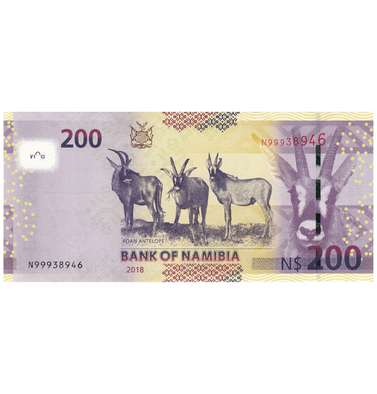 Namibia 200 Dólares 2015 Pick 15b