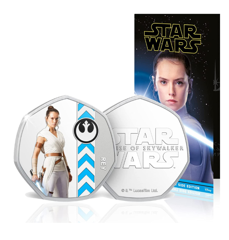 Star Wars El ascenso de Skywalker - Lado Luminoso - Colección completa 8 Monedas