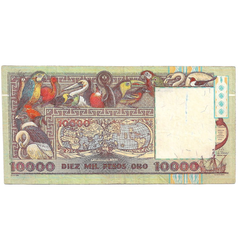 Colombia 10.000 Pesos 1992 NO UNC
