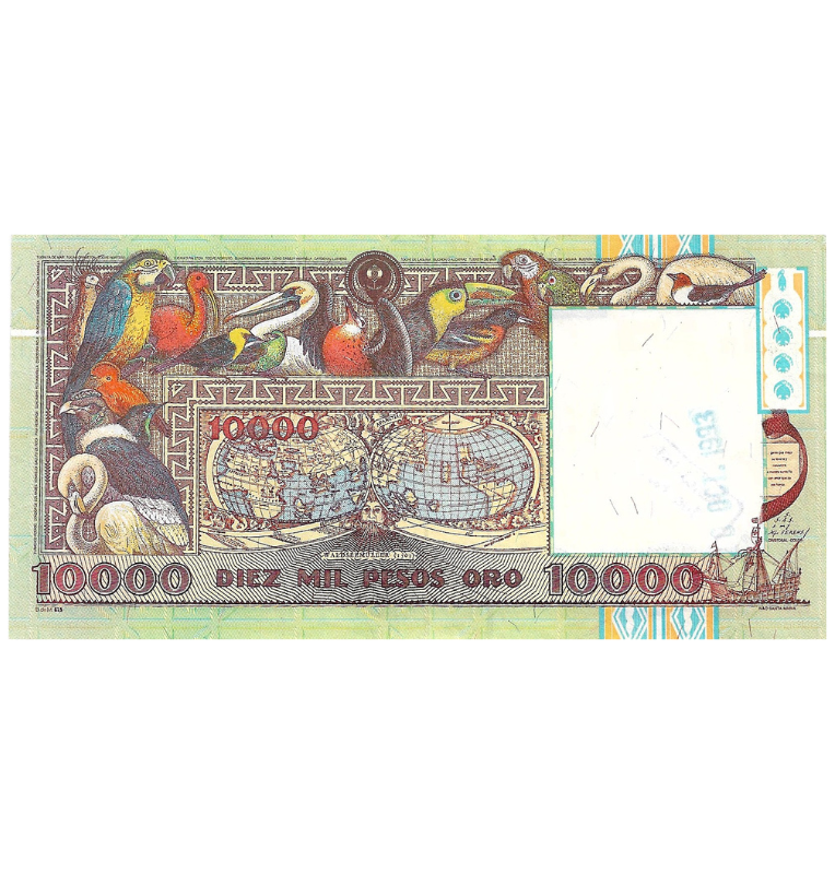 Colombia 10.000 Pesos 1992 NO UNC