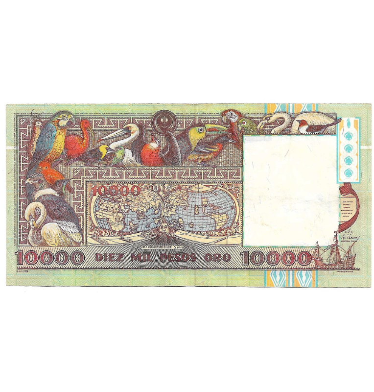 Colombia 10.000 Pesos Oro 1992 NO UNC