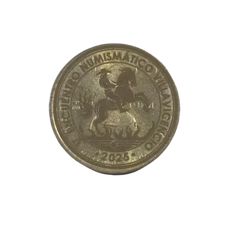 Colombia 20 Pesos 1982-1984 Resallada Homenaje Encuentro Numismatico