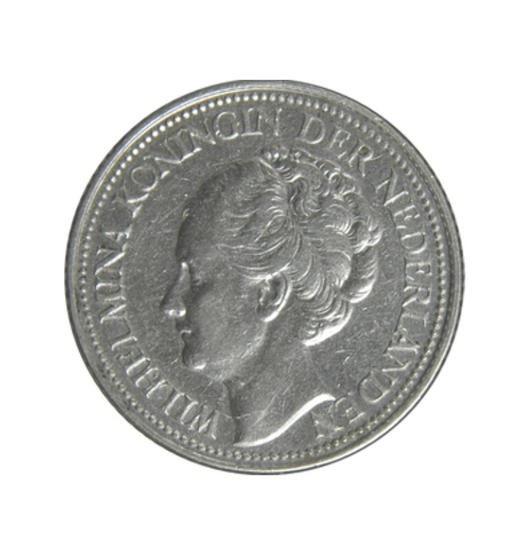 Países Bajos 25 Centavos 1941 KM 164 NO UNC