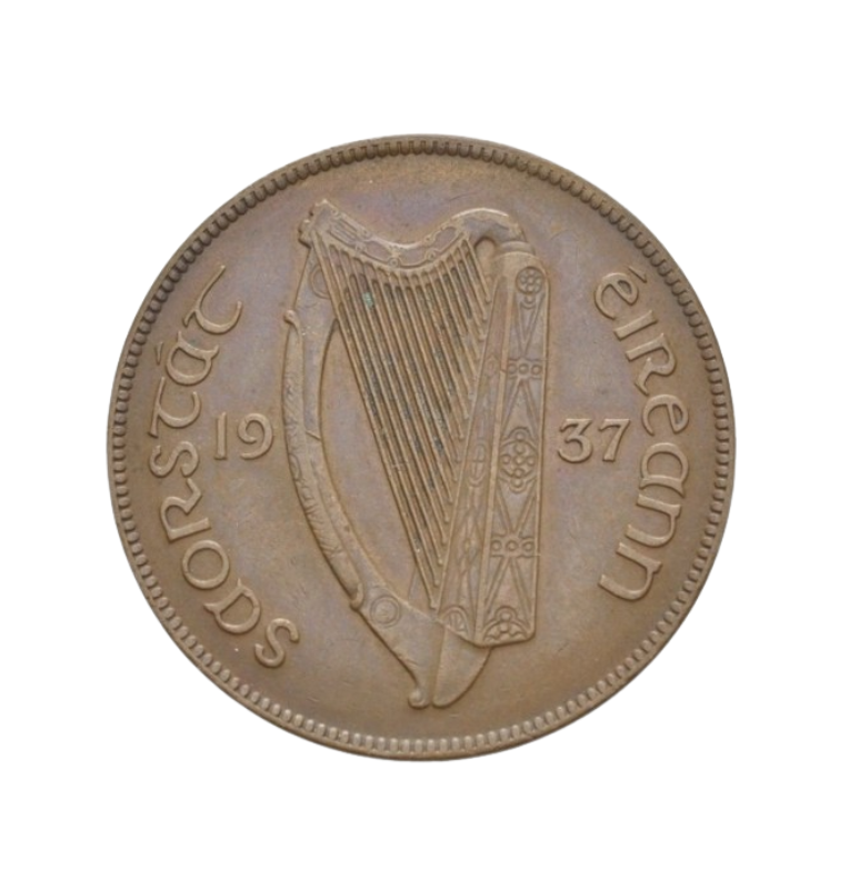 Irlanda 1 Penny 1937 KM 3. NO UNC