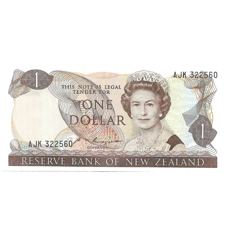 Nueva Zelanda 1 Dólar 1985- 1989 ND Pick 169b