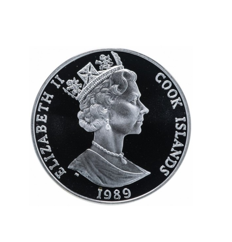 Islas Cook 50 Dólares, 1989 XXV Juegos Olímpicos de verano y XVI Juegos Olímpicos de invierno